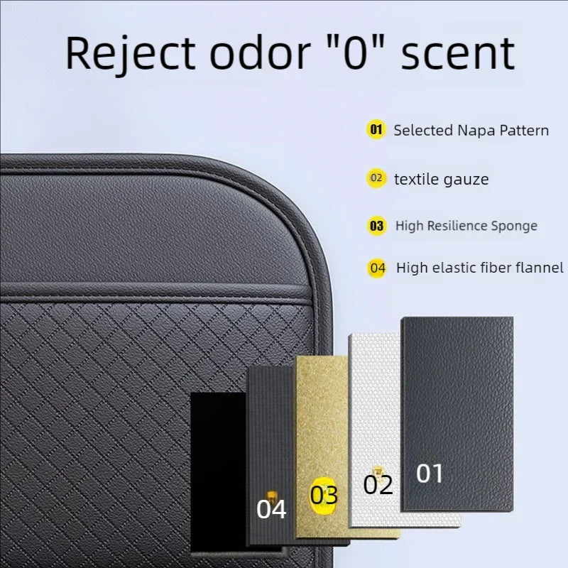 Multi-functional Car Seat Back Organizer High-Capacity Multi-Pocket Backseat Storage Bag Wear-Resistant Anti Kick Mat Beauty World Shop