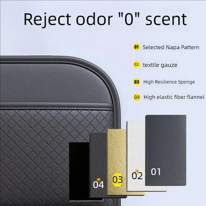 Multi-functional Car Seat Back Organizer High-Capacity Multi-Pocket Backseat Storage Bag Wear-Resistant Anti Kick Mat Beauty World Shop
