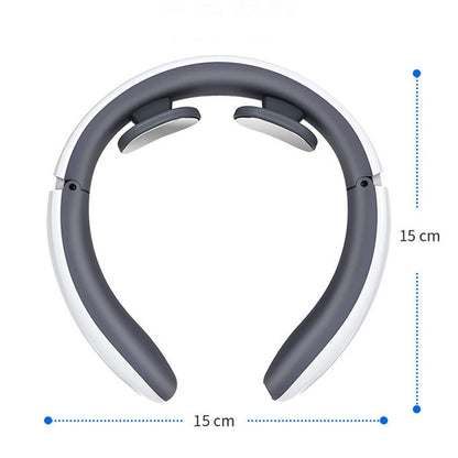 Ems Electric Neck Massager 6-Mode 9-Speed Massager Muscle Relaxation Battery Neck Massager Tool Relax Cervical Relief Pain Beauty World Shop