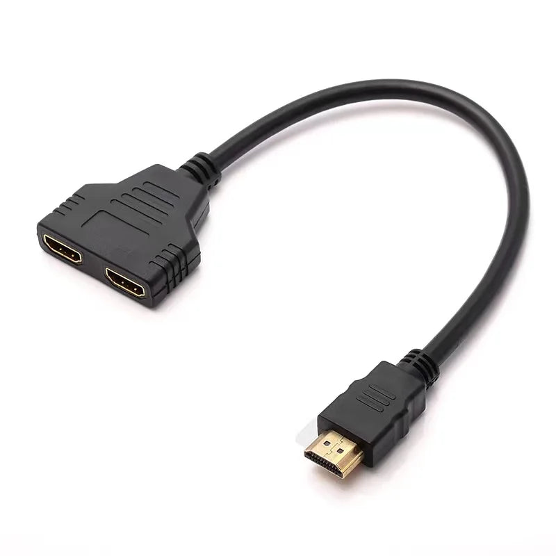 Hdmi Compatible Splitter Cable Video Switch Adapter Output Hub X Box Ps3 4 Dvd Hdtv Pc Laptop TV Hd 1080p 1 Input 2 Beauty World Shop