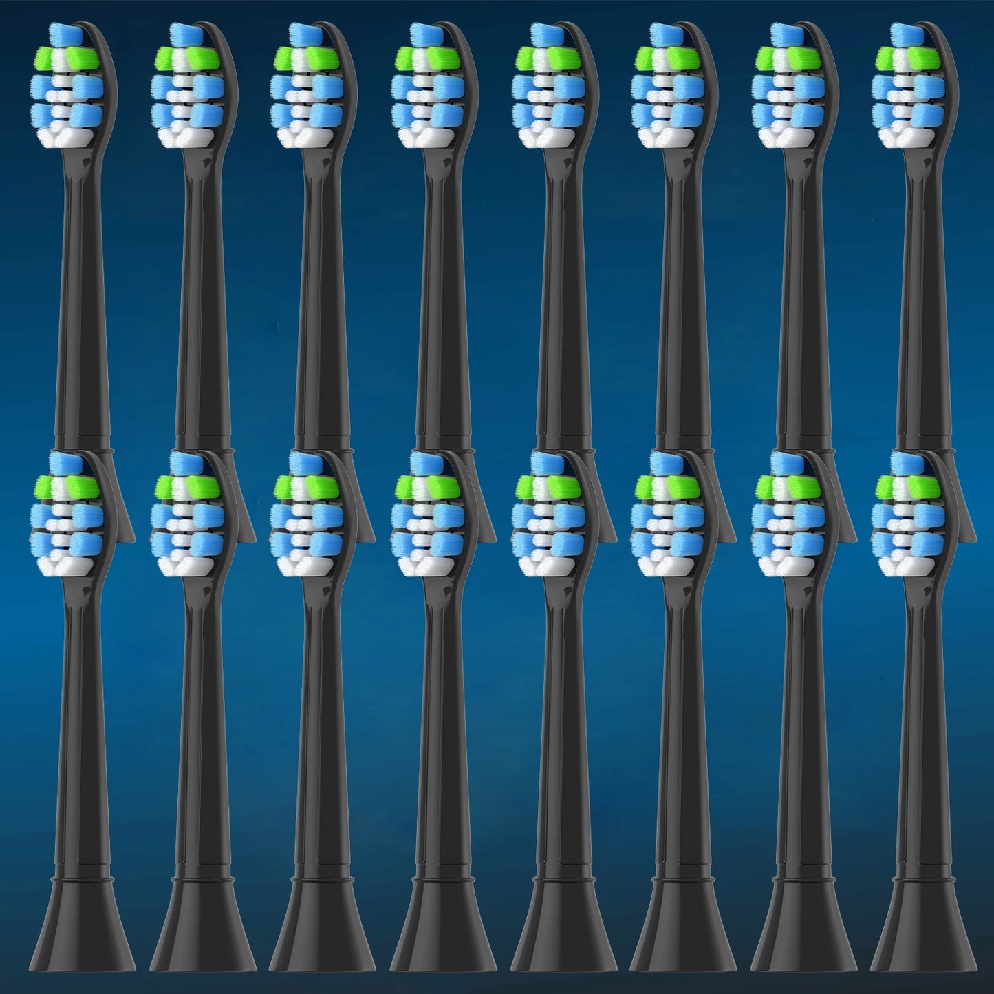Toothbrush Heads Compatible with Philips Electric Toothbrush,Replacement Brush Heads Fit for 3100 4100 4300 5300 5500 6100 9000 Beauty World Shop