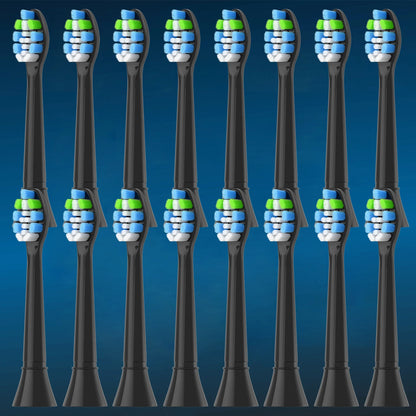 Toothbrush Heads Compatible with Philips Electric Toothbrush,Replacement Brush Heads Fit for 3100 4100 4300 5300 5500 6100 9000 Beauty World Shop
