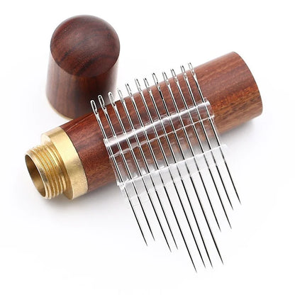 30pcs Blind Sewing Needle Elderly Stainless Steel Quick Automatic Self-Threading Needle Stitching Pins DIY Punch Needle Threader Beauty World Shop