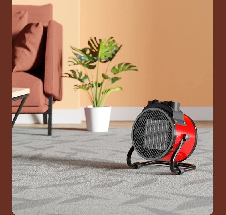 Portable 2000W Space Heater with Fan 2 Heat Settings Adjustable Thermostat Fan Mode Tip Over Overheat Protection for Indoor Beauty World Shop