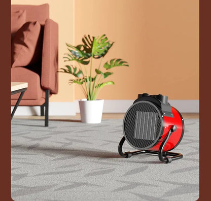 Portable 2000W Space Heater with Fan 2 Heat Settings Adjustable Thermostat Fan Mode Tip Over Overheat Protection for Indoor Beauty World Shop