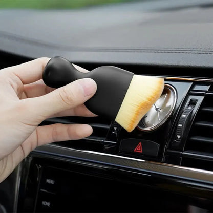 2 Pcs Car Interior Dust Sweeping Soft Brush Car Washing Tool Keyboard Gap Car Dust Brush out Trend Cleaning Brush Beauty World Shop