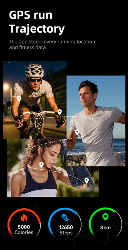 LIGE NO Screen Smart Wristbands With Heart Rate Sleep AI Health Monitor Report Smart Bracelet Incoming Call Notification Watches Beauty World Shop