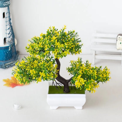 New artificial tree bonsai simulation plant bonsai garden dining table home bedroom decoration outdoor fake plant decoration Beauty World Shop