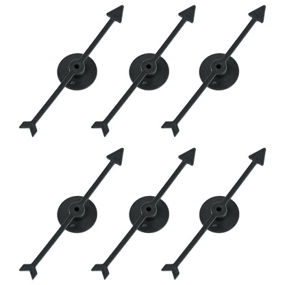 6pcs Plastic Arrow Pointer for Party DIY Board Game School Classroom Home Using Board Spinner Beauty World Shop