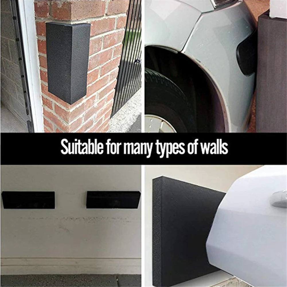 4pcs Set Garage Car Door Protector Wall Corner Bumper Guard Foam Block For Parking Spaces Warehouses Protecte Bump And Scratches Beauty World Shop