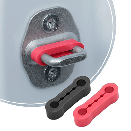 1/4pcs Car Door Shock Absorber Universal Car Door Buckle Soundproof Deadener Damper Cushion Anti-Vibration Buffer Pad 2026 New Beauty World Shop