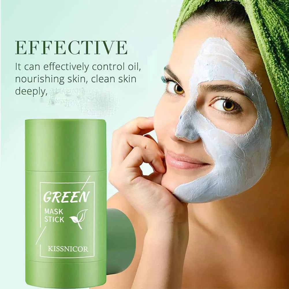 Green Tea Mask Face Clean Green Tea Cleansing Deep Moisturizing Shrink Pores Blackhead Acne Facial Korean Skin Care Beauty World Shop