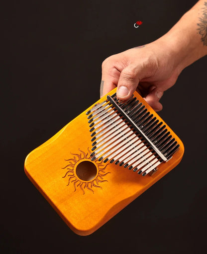 Hluru Kalimba 17 21 Key Kalimba Finger Piano Solid Maple Wood Kalimba Thumb Piano Keyboard Musical Instrument Mbira for Beginner Beauty World Shop