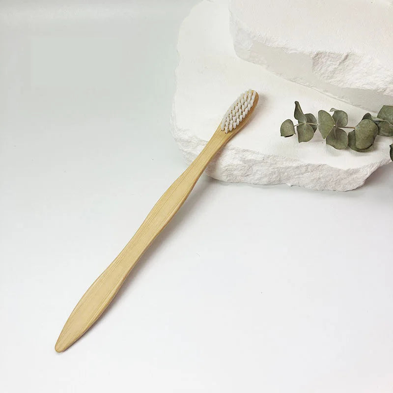 10/20/50/100/150Pcs Disposable adult bamboo soft bristled toothbrush wooden toothbrush clean mouth reusable for home and hotel Beauty World Shop