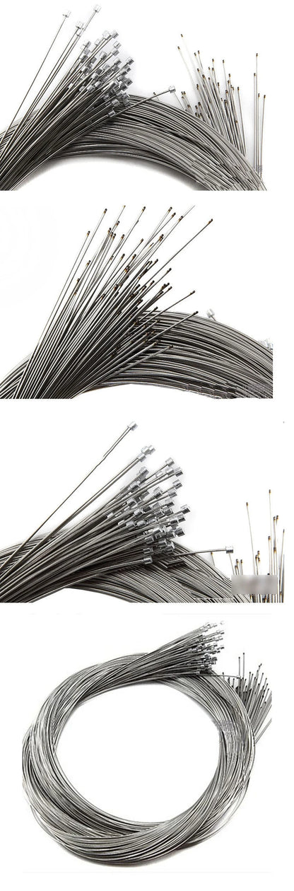10/5/3/1PC 2M MTB Bicycle Brake Line Bicycle Speed Line Fixed Gear Shifter Gear Brake Cable Set Core Inner Wire MTB Road Bike Beauty World Shop