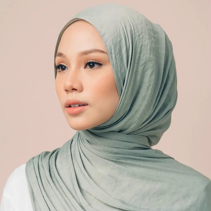 Premium Velvet Satin Chiffon Hijab Scarf Women Luxury Soft Plain Shawl For Women Muslim Hijabs Turban Femme Chic  Ramadan Beauty World Shop