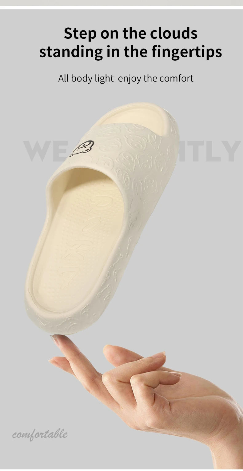 Non-slip Slippers Female Outer Wear 2024 New Bathroom Bathroom Indoor Home Sandals Female Summer Eva Beauty World Shop