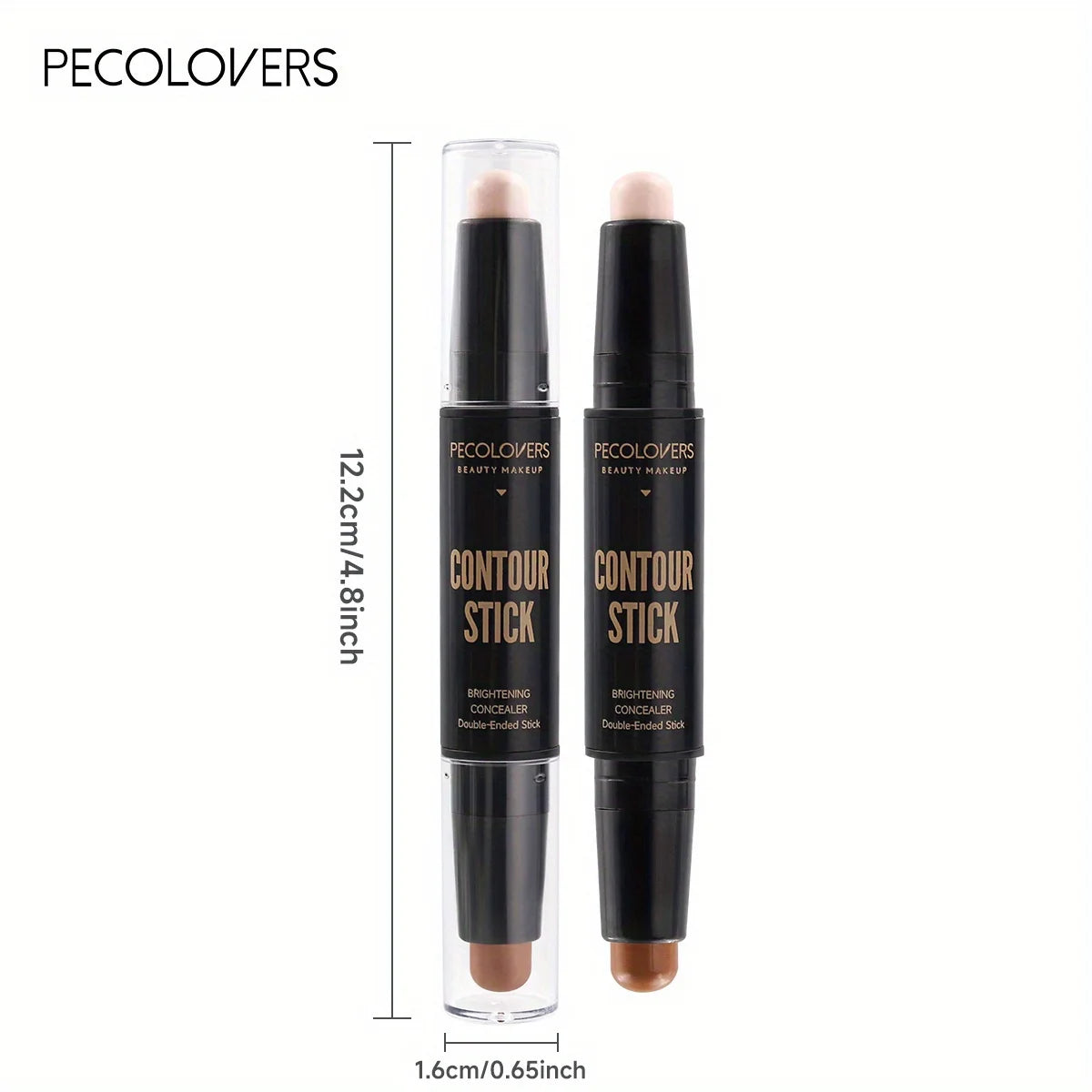 Contouring Stick with Double-headed Concealer Highlighter for Three-dimensional Nose Bridge Shadow V Face High Nose Bridge Beauty World Shop
