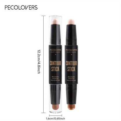 Contouring Stick with Double-headed Concealer Highlighter for Three-dimensional Nose Bridge Shadow V Face High Nose Bridge Beauty World Shop
