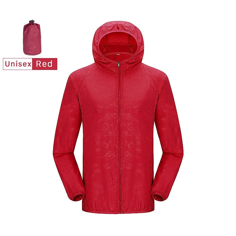 LNGXO Unisex Hiking Jacket Men Women Waterproof Quick Dry Camping Windbreaker Trekking Fishing Rain Coat Outdoor Anti UV Clothes Beauty World Shop