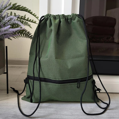Foldable Drawstring Backpack, Lightweight, Simple and Fashionable Sports Backpack, Unisex Beauty World Shop