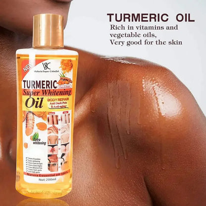 Turmeric Essential Oil Facial Body Massage oil Moisturizing Diffuser Aromatherapy Brightening Smoothing Body Face Skin Care 200m Beauty Trend Shop