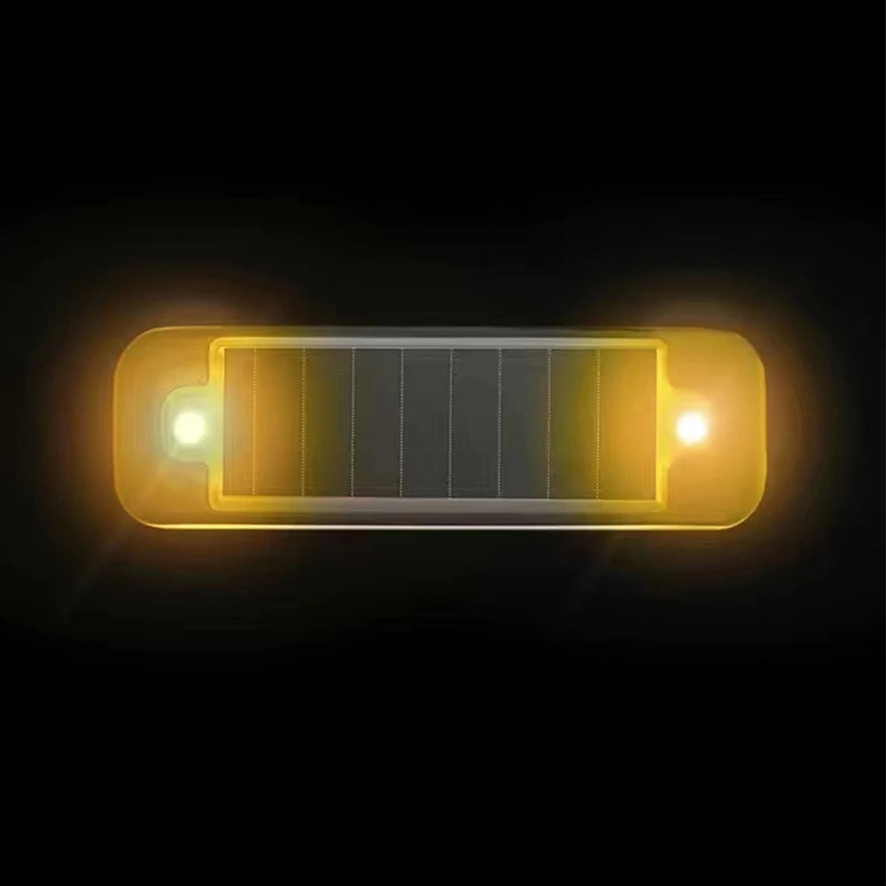Mini LED Solar Power Car Warning Light Night Security Simulated Alarm Wireless Anti-Theft Caution Lamp Flashing Dummy Alarm Lamp Beauty World Shop