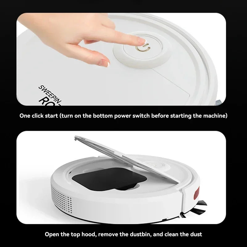 2026 New 32cm Large Diameter Intelligent Sweeping Robot Lazy Household Cleaning Machine Sweeping Sucking Mopping Fully Automatic