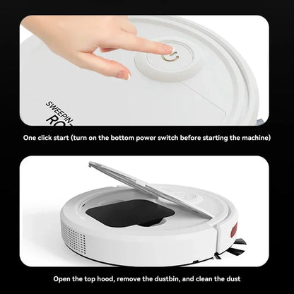 2026 New 32cm Large Diameter Intelligent Sweeping Robot Lazy Household Cleaning Machine Sweeping Sucking Mopping Fully Automatic