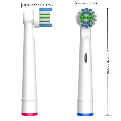 4/12/16/20 Pcs Replacement Toothbrush Heads Compatible with Oral-B Braun Professional Electric Toothbrush Heads Brush Heads Beauty World Shop