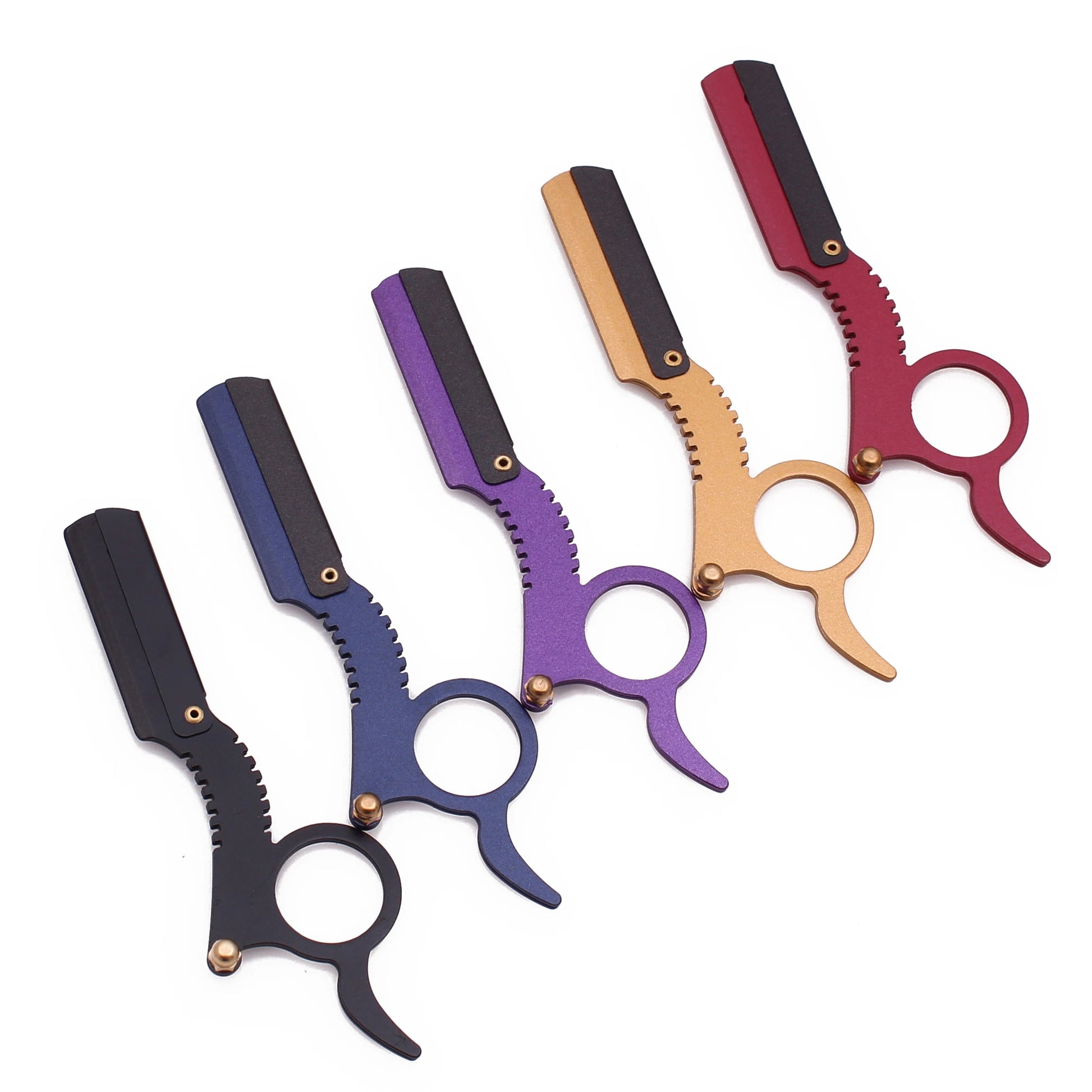 12.7cm 1Pcs Men Straight Barber Edge Steel Folding Shaving Knife Hair Removal Tools Shaving Razor With Blade Body Razors 6111# Beauty World Shop