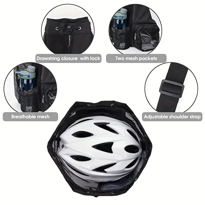 Swimming Bag Mesh Drawstring Backpack Convenient To Carry Beach Diving Backpack Wet Backpack Gym Sports Backpack Beauty World Shop