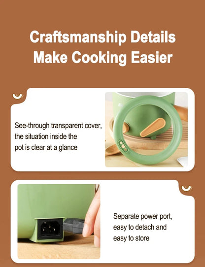Multi Cookers Electric Pot Household Non-stick Pan Hot Pot Rice Cooker Cooking Appliances Electric Rice Cooker Beauty World Shop