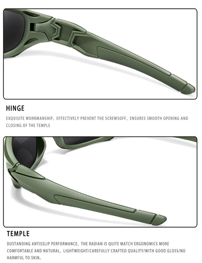 Polarized Fishing Sunglasses for Men Women Classic Camouflage Shades with UV Protection for Outdoor Driving Cycling Hiking Beauty World Shop