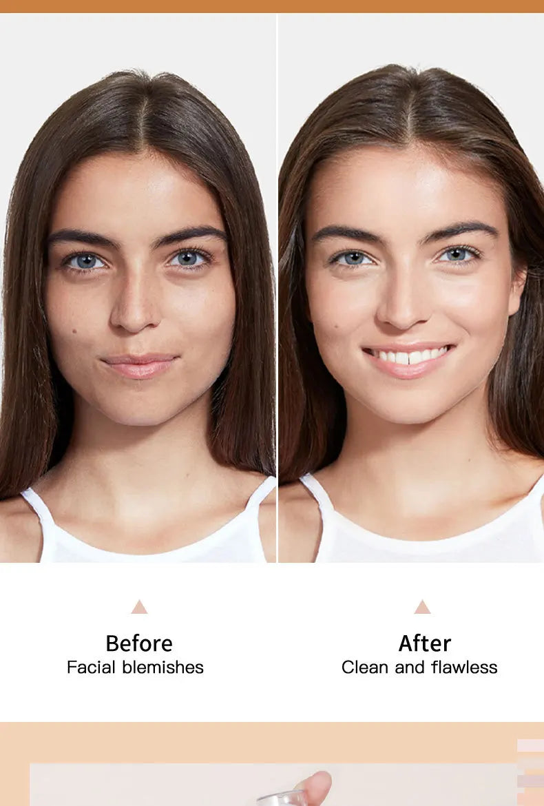 Liquid Foundation Effective Concealer Waterproof Sweat-resistant Makeup Professional Cosmetics Beauty World Shop