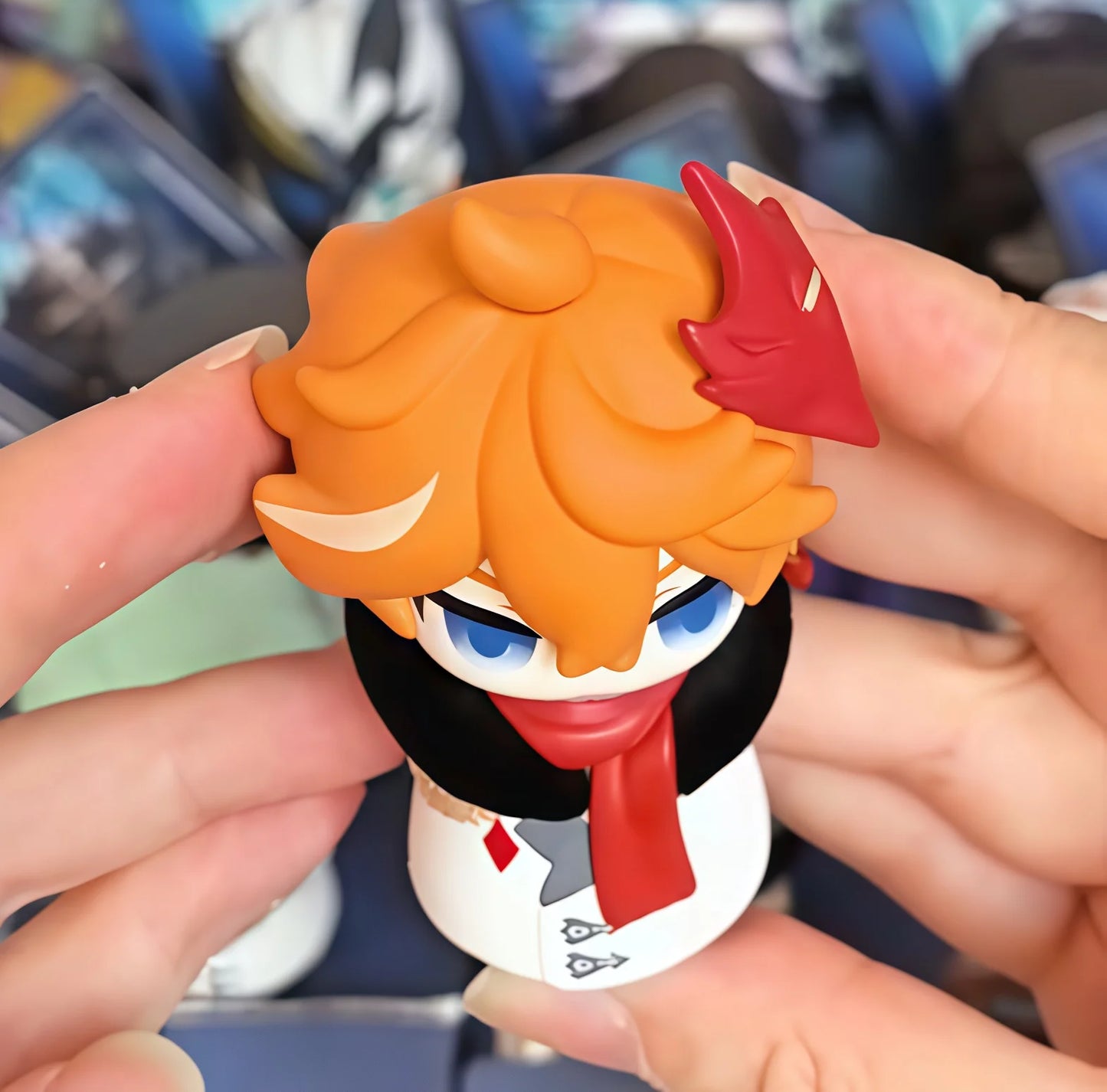 Mihoyo Genshin Impact Fatui Harbinger Q Version Series Blind Box Desktop Mini Doll Model Toys Trend Decoration Surprise Gifts Beauty World Shop