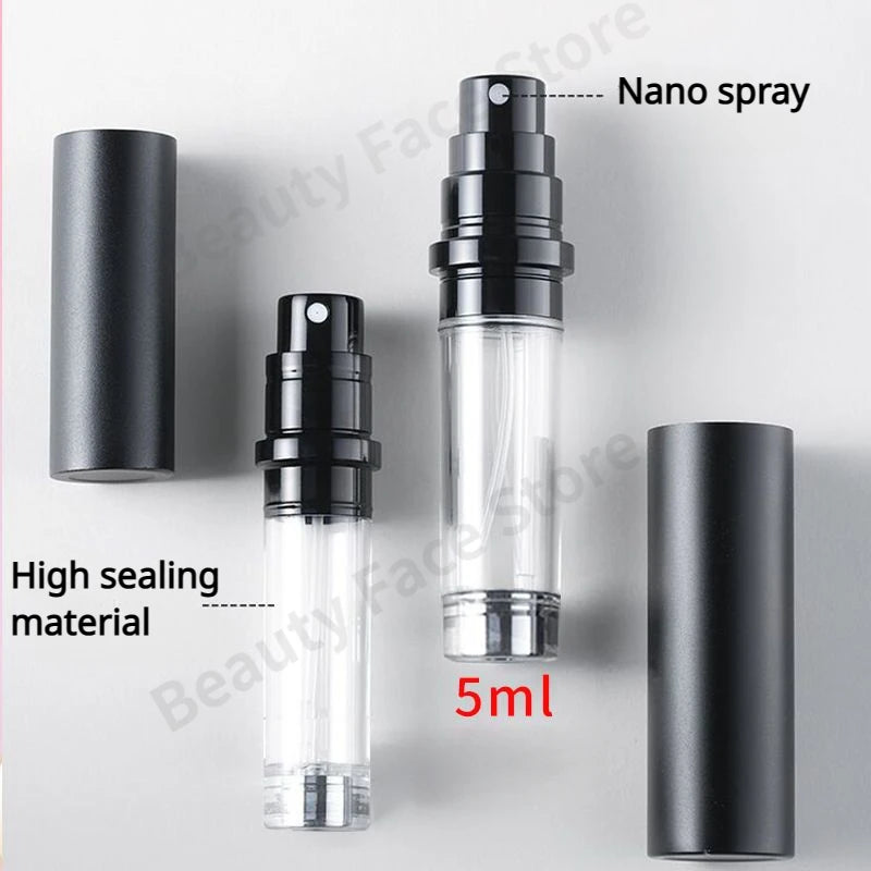 10ml 5ml Mini Bottom Filling Perfume Spray Dispenser Bottles Cosmetic Refillable Spray Atomizer Portable Liquid Container Bottle Beauty World Shop