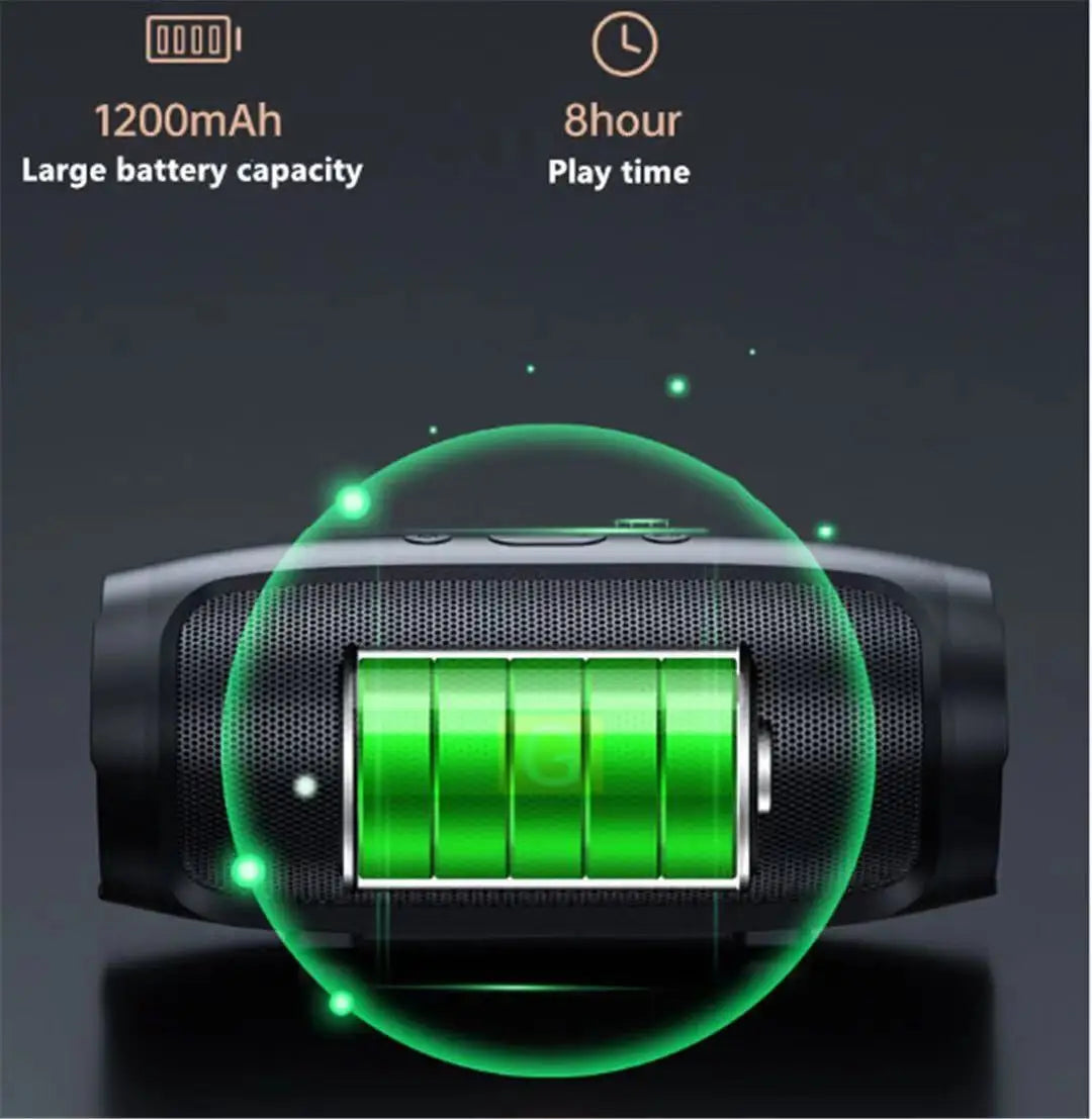 2025NEW ViVO Portable Bluetooth Speaker Wireless High Fidelity Surround Sound Box Outdoor Waterproof Camping Party Loudspeaker