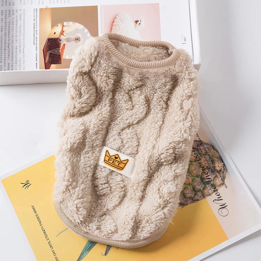 Soft Cozy Cat Clothes Autumn Winter Warm Fleece Sweatshirt for Small Dogs Puppy Kitten Jacket Coat Pet Sphynx Costume Sweater Beauty World Shop