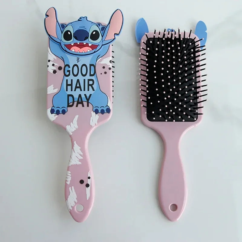 Kawaii Animation Lilo & Stitch Comb Series Cartoon Stitch Peripheral Air Cushion Massage Comb Children Girl Student Comb Beauty World Shop