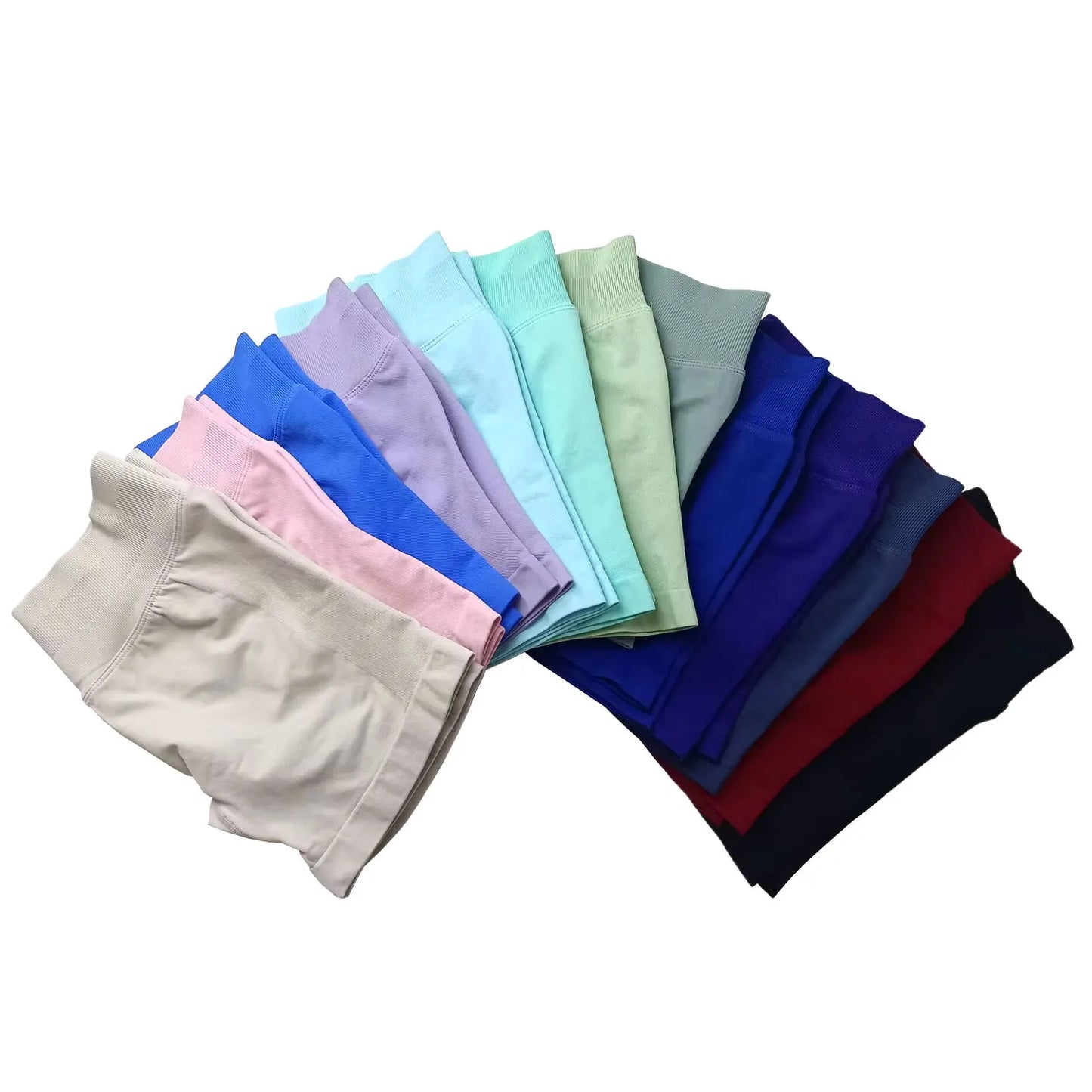 NCLAGEN Impact Shorts Women Low Rise Workout Gym Clothes Running Seamless Sports Leggings Scrunch Booty Hip Lifting Yoga Shorts