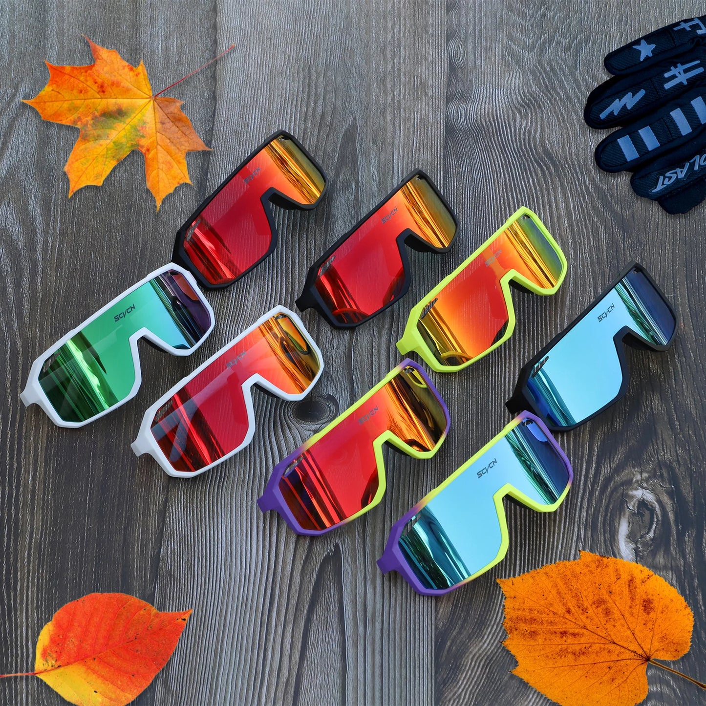 SCVCN Men bicycle Cycling Sunglasses Woman MTB road bike Driving Goggles Outdoor Sports running Glasses UV400 Hiking Eyewear Beauty World Shop