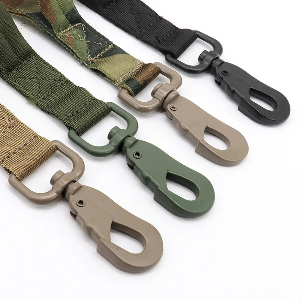 Military Tactical Dog Leash Training Adjustable Quick Release Elastic Leads Rope With 2 Control Handle For Medium And Small Dogs