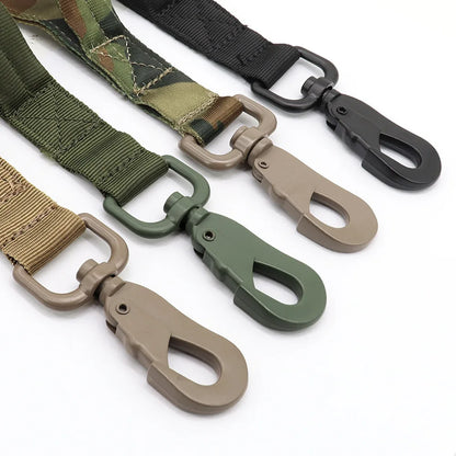 Military Tactical Dog Leash Training Adjustable Quick Release Elastic Leads Rope With 2 Control Handle For Medium And Small Dogs