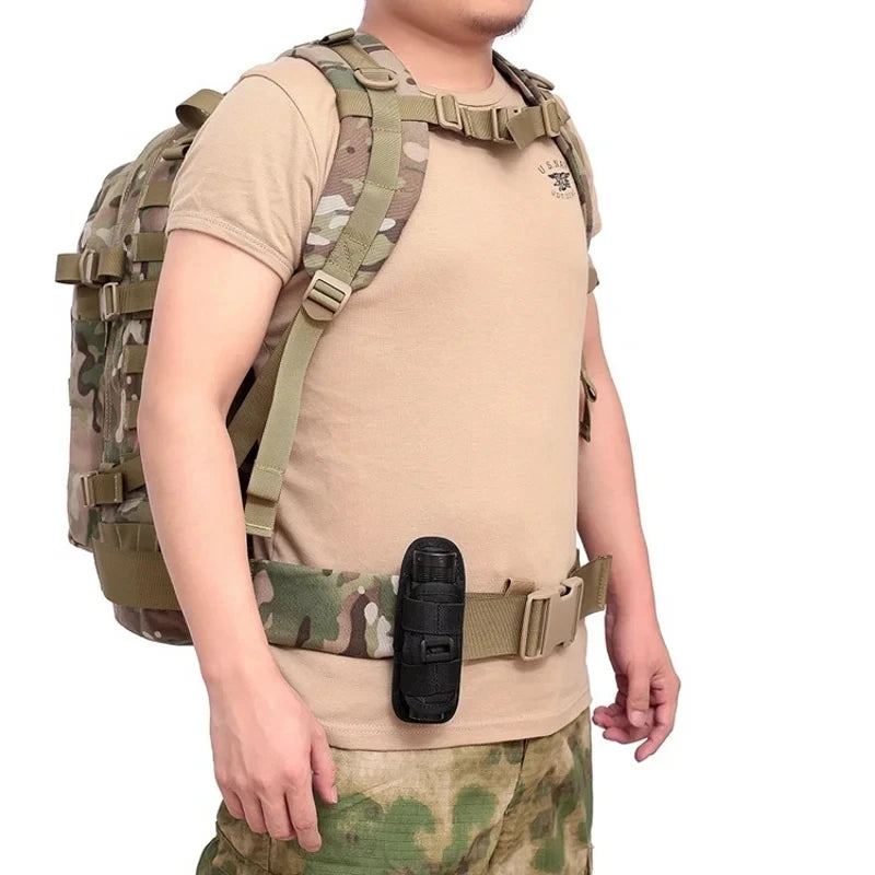 Belt Flashlight Pouch 360 Degrees Rotatable Outdoor Torch Case Holster Hunting Lighting Light Holder Waist Bag Beauty World Shop