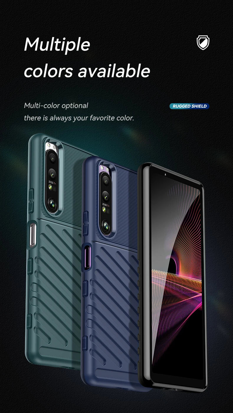 Luxury Shockproof Silicone Phone Case for Sony Xperia 1 III - Soft TPU Protective Cover Beauty World Shop
