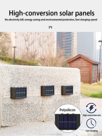 Solar LED Outdoor Light Solar Lighting Sensor Lamp Streetlights Exterior Garden Decoration Garland Waterproof Solar Wall Light Beauty World Shop
