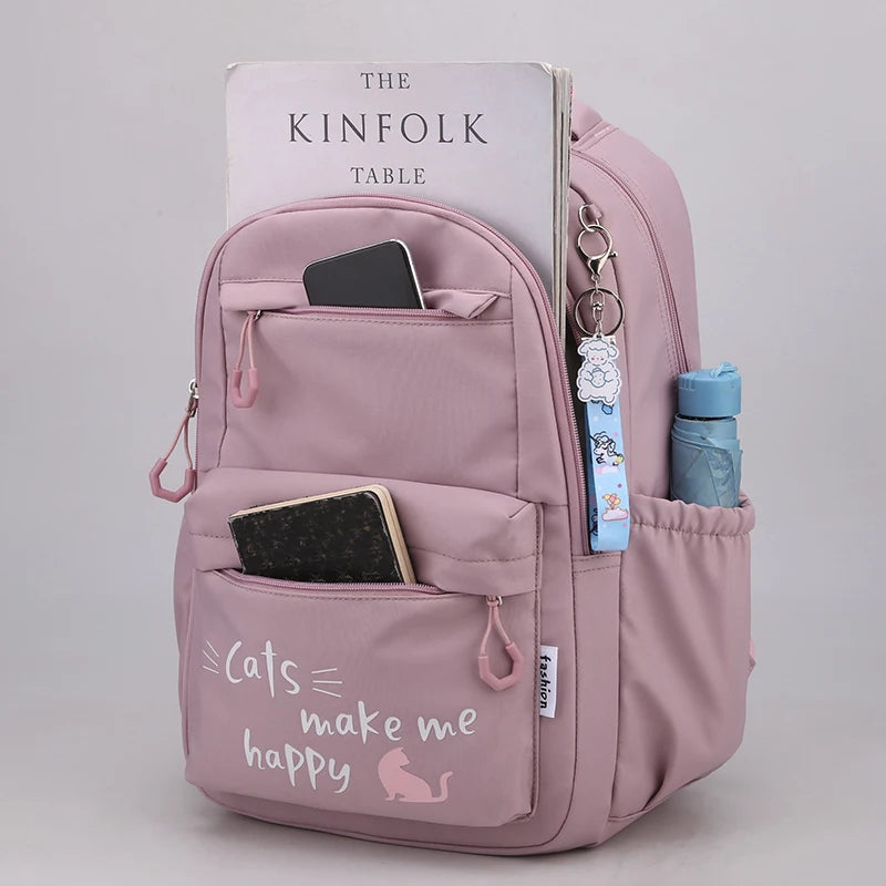 Teenage Girls School Bag Children Backpack Class Child Kids Back Pack Kawaii Bagpack Cute Women Rucksack Female Bolsas Portfolio Beauty World Shop