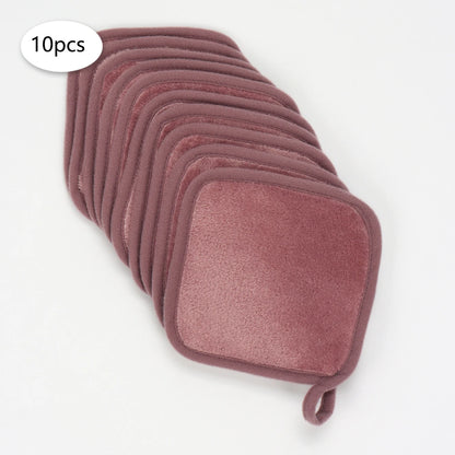 5/10/20Pcs Microfiber Face Cloths Reusable Makeup Remover Cloth Makeup Towels Face Deep Cleaning Pads Skincare Beauty Tools Beauty World Shop