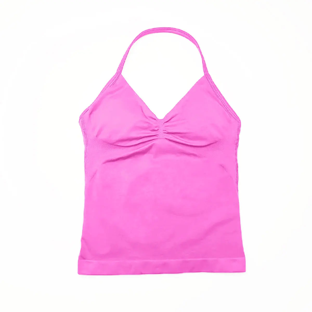 NCLAGEN Impact Longline Strappy Top Sports Yoga Vest Women's Fitness Tank Top Gym Beautiful Open Back Bra Running Workout Halter Beauty World Shop